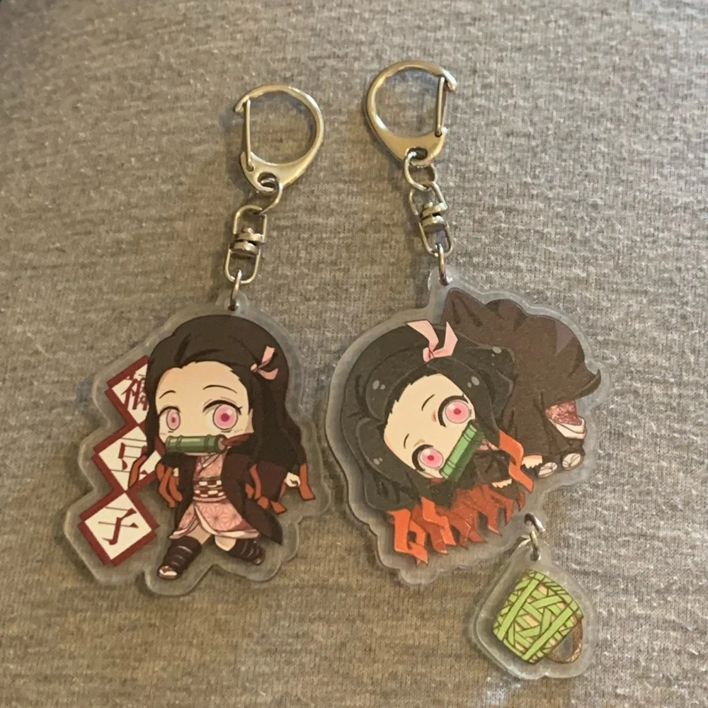 Demon Slayer Anime Nezuko Kamado Charm Keychain